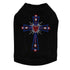 Heart Cross Rhinestone Dog Tank