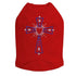 Heart Cross Rhinestone Dog Tank