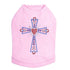 Heart Cross Rhinestone Dog Tank