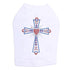 Heart Cross Rhinestone Dog Tank