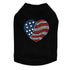 Heart Flag Rhinestone Dog Tank