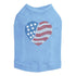 Heart Flag Rhinestone Dog Tank