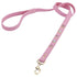 Heart Pink And White Cat Eye On Pink Dog Leash
