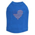 Heart USA Rhinestone Dog Tank