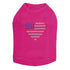 Heart USA Rhinestone Dog Tank