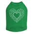 Heart With Scattered Stones Rhinestone Dog Tank