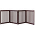 Highlander Series Solid Wood Dog Gate Mahogany