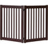 Highlander Series Solid Wood Dog Gate Mahogany