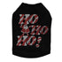 Ho Ho Ho Santa Rhinestone Dog Tank