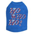 Ho Ho Ho Santa Rhinestone Dog Tank