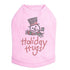 Holiday Hugs Christmas Rhinestone Dog Tank