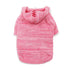 Hooded Dog Sweater Pink XLarge