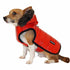 Hoodie Harness Dog Coat Red Medium