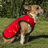 Hoodie Harness Dog Coat Red Medium