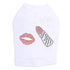 Hot Lips Rhinestone Dog Tank