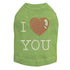 I Heart You Rhinestone Dog Tank