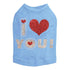 I Love You #2 Rhinestone Dog Tank