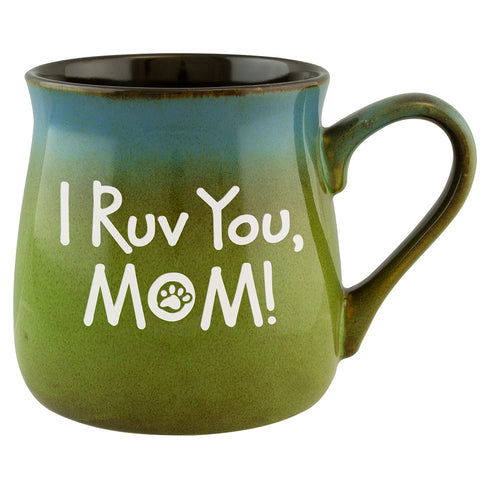 I Ruv You Mom Mug Blue To Green Sioux Falls, Set Of 2