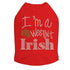 I'm A Wee Bit Irish Rhinestone Dog Tank