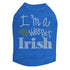 I'm A Wee Bit Irish Rhinestone Dog Tank
