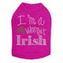 I'm A Wee Bit Irish Rhinestone Dog Tank