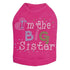 I'm The Big Sister Rhinestone Dog Tank