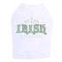Irish Princess Rhinestone Dog Tank