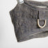 Irish Yellow Navy Linen Dog Harness Set Large
