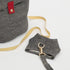 Irish Yellow Navy Linen Dog Harness Set Large