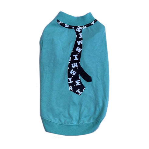 Isaac Mizrahi Painterly Logo Dog Tee Small