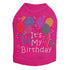 It's My Birthday Rhinestone Dog Tank
