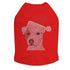 Jack Russell Terrier Santa Rhinestone Dog Tank
