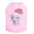 Jack Russell Terrier Santa Rhinestone Dog Tank
