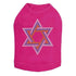 Jewish Star Rhinestone Dog Tank