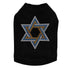 Jewish Star Rhinestone Dog Tank