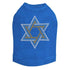 Jewish Star Rhinestone Dog Tank