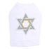 Jewish Star Rhinestone Dog Tank