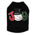 Joy Snowman Rhinestone Dog Tank