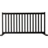 Kensington Series Free Standing Solid Wood Dog Gate Black