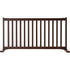 Kensington Series Free Standing Solid Wood Dog Gate Mahogany