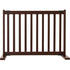 Kensington Series Free Standing Solid Wood Dog Gate Mahogany