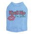 Kiss Me I'm Irish Rhinestone Dog Tank