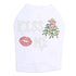 Kiss Me Mistletoe Rhinestone Dog Tank