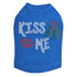 Kiss Me Mistletoe Rhinestone Dog Tank