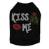 Kiss Me Mistletoe Rhinestone Dog Tank