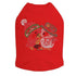 Kissing Xmas Birds Rhinestone Dog Tank