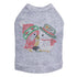 Kissing Xmas Birds Rhinestone Dog Tank