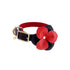 Lambert Classic Combo Leather Dog Flowerette Slider