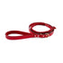 Lambert Classic Leather And Macrame Dog Leash Cayenne