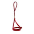 Lambert Classic Leather And Macrame Dog Leash Cayenne